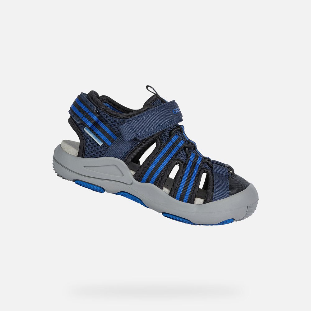 Sandalias Geox Menino Azul Marinho - Kyle - VNKOC6295